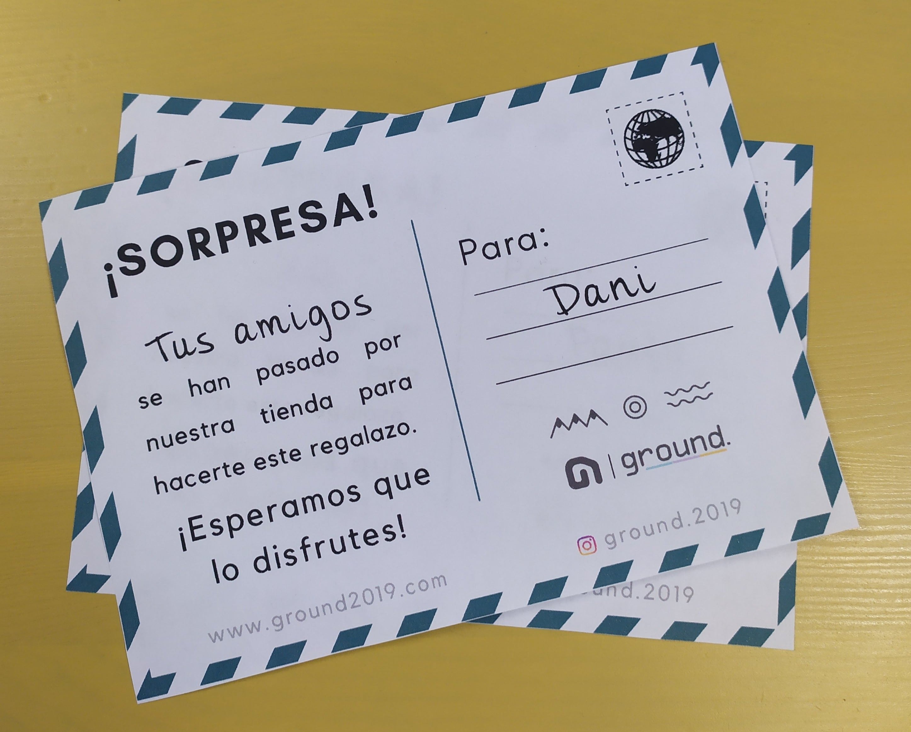 Tarjeta de Regalo Personalizada